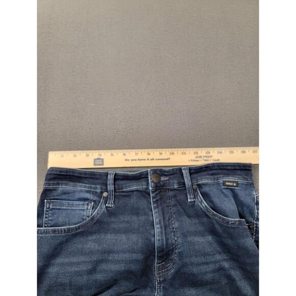 Mavi Jeans Mens 34x30 Blue Zach Straight Leg Athletic Denim Stretch Medium Wash - Picture 5 of 14